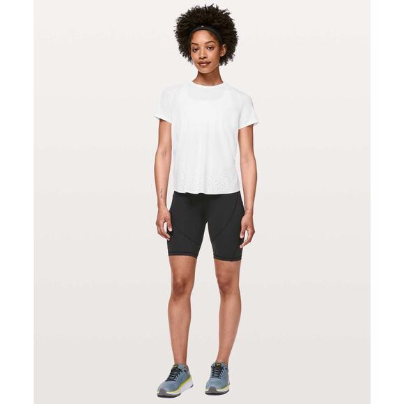 Lululemon Quick Pace Short Sleeve White Shirt - Picture 5 of 7